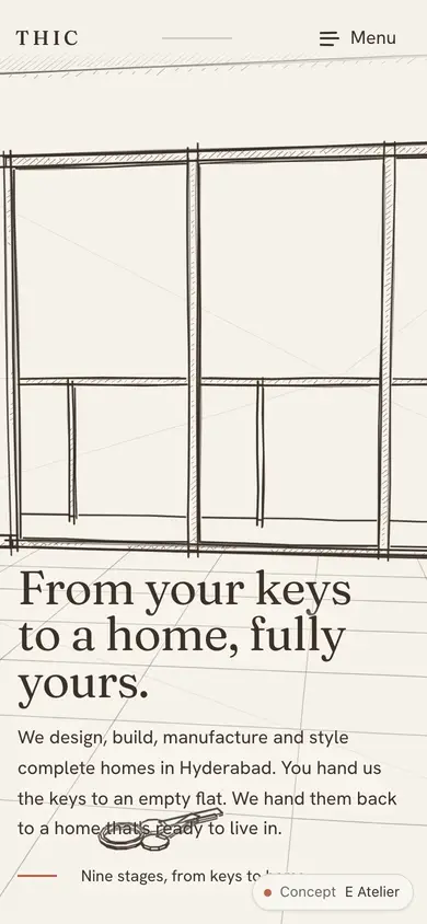 The Home Interior Company on a phone